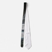 Blue Heron & Moon Wildlife-lover NeckTie Stropdas (Achterkant)