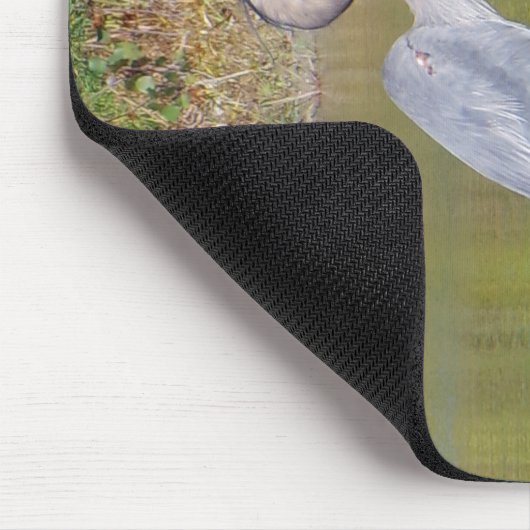 Blue Heron mousepad Muismat (Hoek)