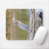 Blue Heron mousepad Muismat (Met muis)