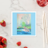 Blue Heron Napkin Servet (Insitu)