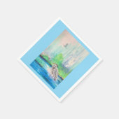 Blue Heron Napkin Servet (Hoek)