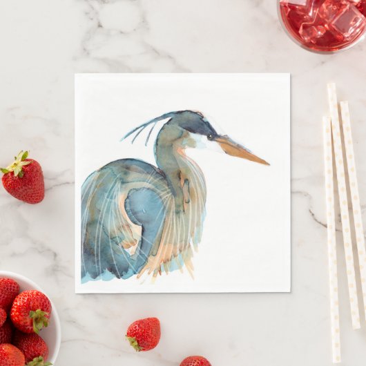 Blue Heron napkin Servet (Insitu)
