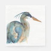 Blue Heron napkin Servet (Voorkant)