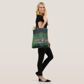 Blue Heron Natuur Photo Painting Tote Bag (Op model)