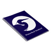 Blue heron notebook notitieboek (Rechterzijde)