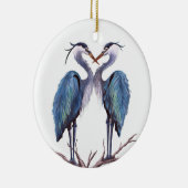 Blue Heron Ornament (Rechts)