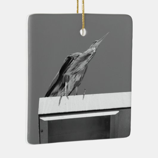 Blue Heron Ornament (Rechts)