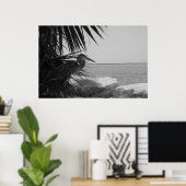 Blue Heron Poster (Thuiskantoor)