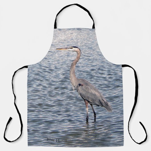 Blue Heron-schort Schort (Voorkant)