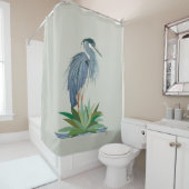 Blue Heron Shower Curtain Douchegordijn (In situ)