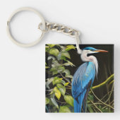 Blue Heron Sleutelhanger (Voorkant)