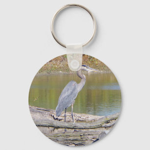 Blue Heron sleutelketen Sleutelhanger