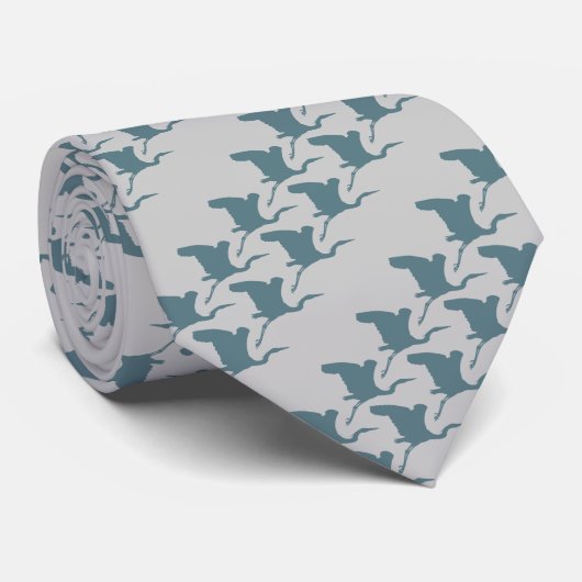 Blue Heron Stropdas (Opgerold)