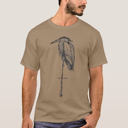  Blue Heron T-shirts - (Voorkant)