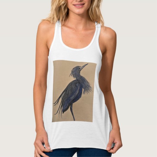 Blue Heron Tanktop (Voorkant)