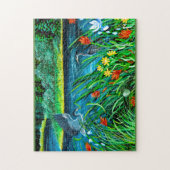 Blue Heron @Todd Lake Puzzle Legpuzzel (Verticaal)