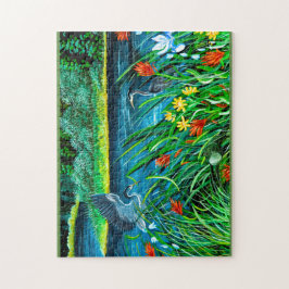 Blue Heron @Todd Lake Puzzle Legpuzzel