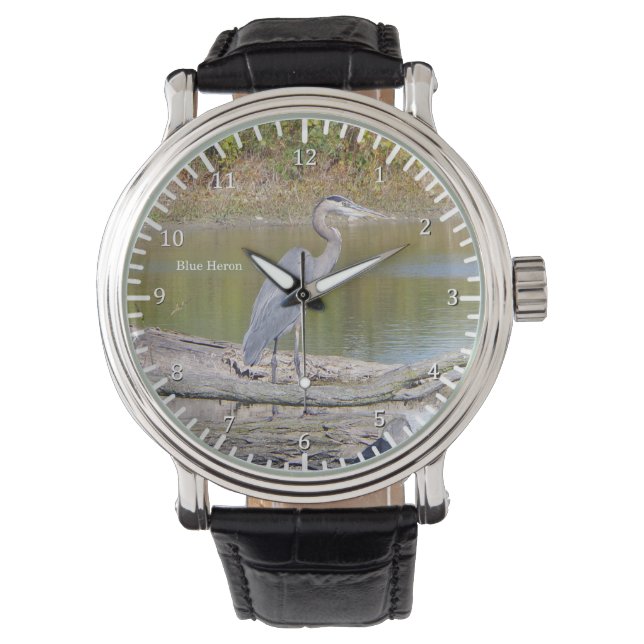 Blue Heron watch Horloge (Voorkant)