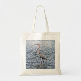 Blue Heron water canvas tas