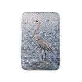 Blue Heron waterbadmat Badmat (Voorkant Verticaal)