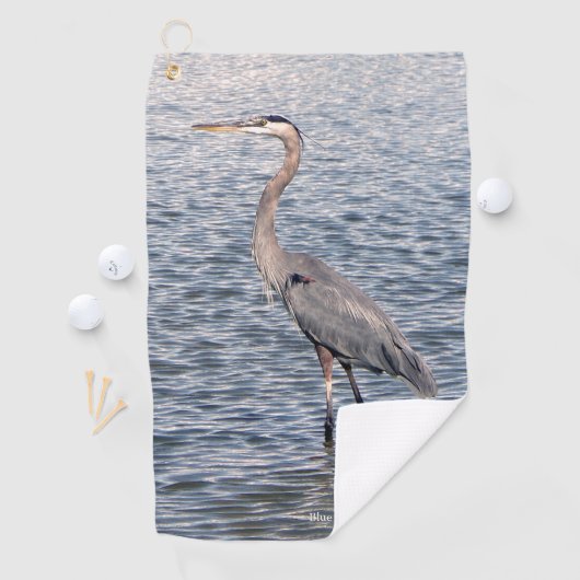 Blue Heron watergolfhanddoek Golfhanddoek (Insitu)