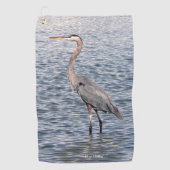 Blue Heron watergolfhanddoek Golfhanddoek (Voorkant)