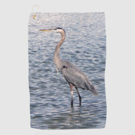 Blue Heron watergolfhanddoek Golfhanddoek