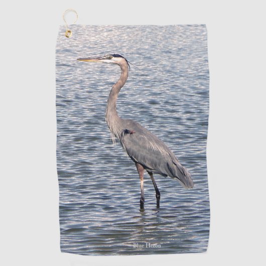 Blue Heron watergolfhanddoek Golfhanddoek (Voorkant)