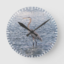 Blue Heron waterklok