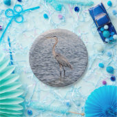 Blue Heron waterpapier bord (Feest)