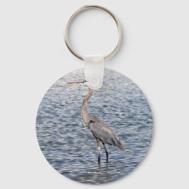 Blue Heron watersleutelketen Sleutelhanger