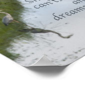 Blue Heron Waterverf Poster (Hoek)