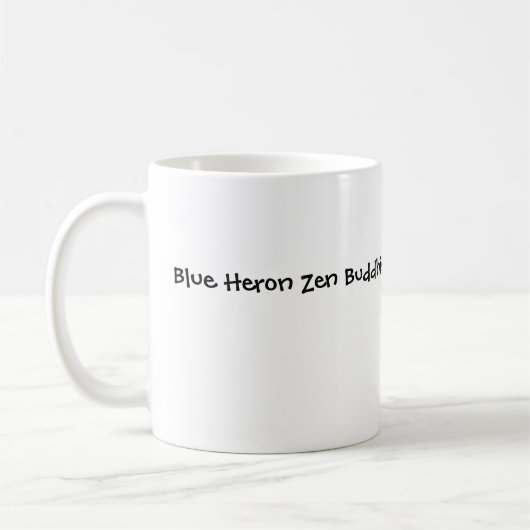 Blue Heron Zen Buddhist Center Coffee Mok (Links)