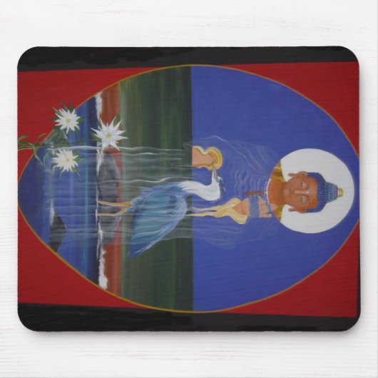 Blue Heron Zen Buddhist Center Mousepad Muismat (Voorkant)
