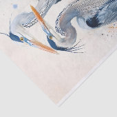 Blue Herons 2 Decoupage Papier (Detail)