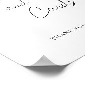 Blue Hete Luchtballon Baby shower Geschenken en Ka Poster (Hoek)