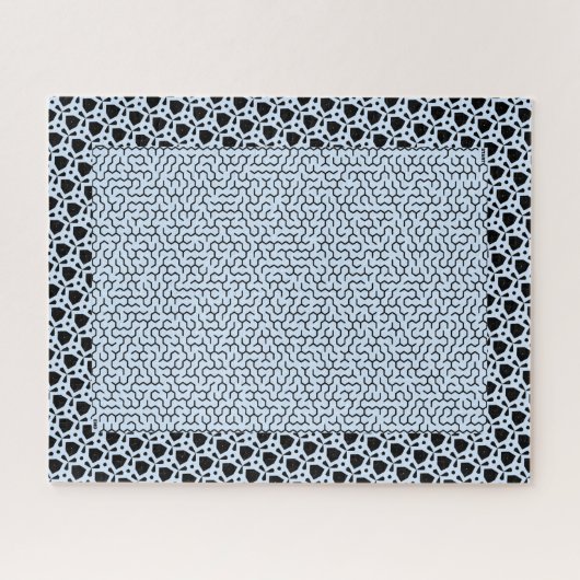 Blue Hexagon Maze Legpuzzel (Horizontaal)