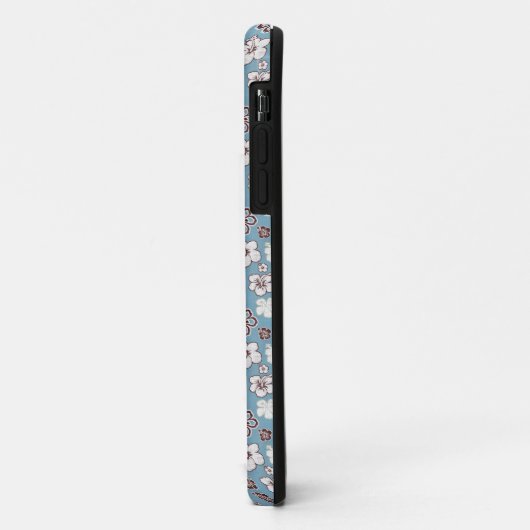 Blue Hibiscus Case-Mate iPhone Case (Achterkant/links)