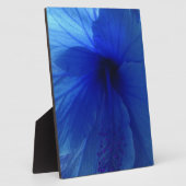 Blue Hibiscus Flower Fotoplaat (Zijkant)