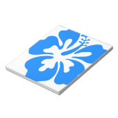 Blue Hibiscus Flower Notitieblok (Linkerzijde)
