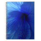 Blue Hibiscus Flower Notitieboek (Voorkant)