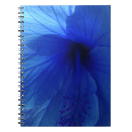 Blue Hibiscus Flower Notitieboek