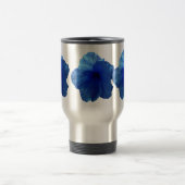 Blue Hibiscus Flower Reisbeker (Center)