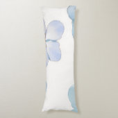 Blue hibiscus  lichaamskussen (Voorkant Verticaal)