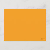 Blue Hibiscus Swirls & Swallows Floral Wedding Briefkaart (Achterkant)