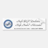 Blue Hiel Society Bumpersticker (Voorkant)