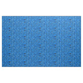 Blue Hieroglyphics Stof (Yard (91,4 cm))