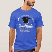 Blue High School Afstuderen aangepast Afstuderen 2 T-shirt (Voorkant)