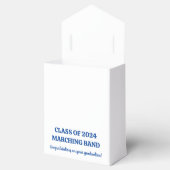 Blue High School Band Custom Graduation Party Bedankdoosjes (Geopend)