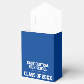 Blue High School Graduparty Bedankdoosjes (Geopend)